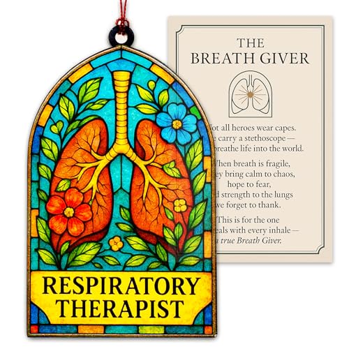 Respiratory Therapist Gifts - Respiratory Therapist Accessories - Respiratory Therapist Card - Christmas Ornament 2025 - White Elephant Gifts - Xmas Tree Funny Decoration