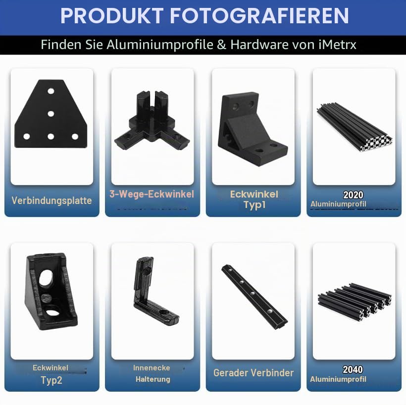 4 Stück 1000 mm 2020 V Typ Schwarz Europäischer Standard Eloxierte Linearschiene aluminiumprofile Extrusion,für DIY 3D Drucker und CNC Maschinen