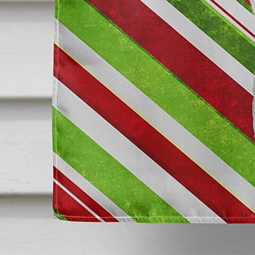 Drapeau de jardin Basenji en toile épaisse résistant au vent de Noël