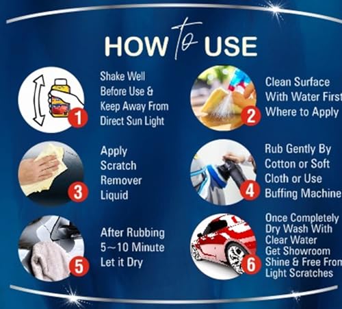 Image of Scratch Remover All Colour Car & Bike Scooty Scratch Remove Repair Agent Wax 100 Gm, Not For Dent & Deep Scratches (1 Pcs)