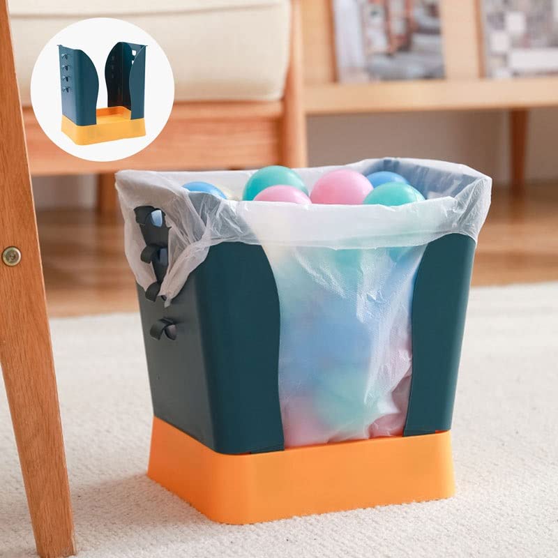 Miniatura 4 de ZYJBM - Papelera extendida para el hogar, cocina, baño, 9 velocidades y cierre ajustable (color E, tamaño 1)