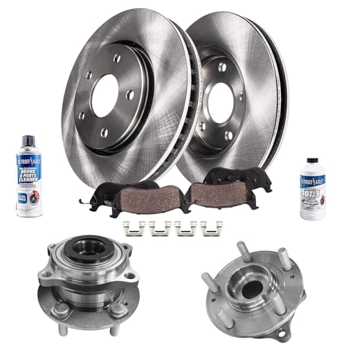 Image of Detroit Axle - Front Brake Kit Wheel Bearing Hub for 2017-2020 Kia Sportage