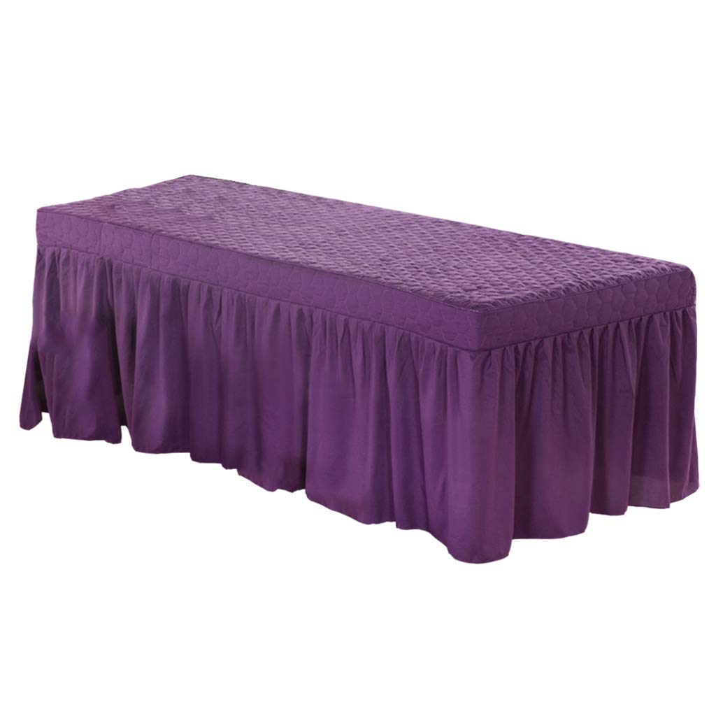Jupe de lit de salon de beauté pour table de massage : l'ambiance spa d'hôtel à la maison