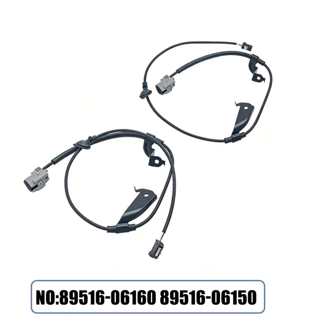 Sensor de Velocidad ABS para Toyota Camry XV50 2012, 1 par de sensores de Velocidad de Rueda ABS Traseros Izquierdo y Derecho 89516-06150/89516-06160