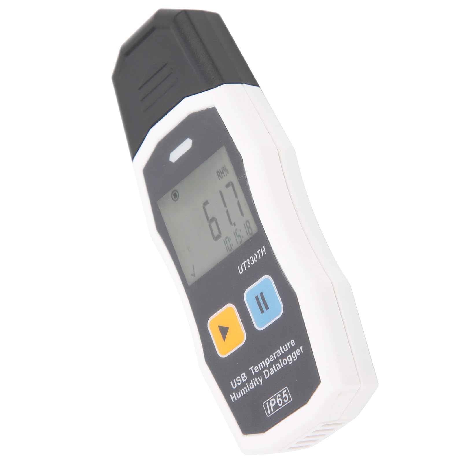 Ejoyous UT330TH Registratore di Temperatura e umidità Termometro Digitale ABS Igrometro 64000 Registra IP65 Registrazione Dati USB Da 22 a 158 °F Da 0 a 99,9% di umidità Relativa per Monitoraggio