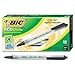 BIC Retractable Ball Pens, Medium Point, 1DZ, CL Barrel/BK Ink (CSEM11BK)