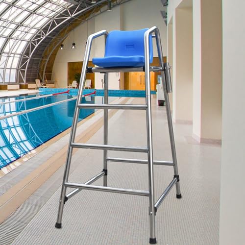 Silla de salvavidas acero inoxidable para piscina 150 cm miniatura 1
