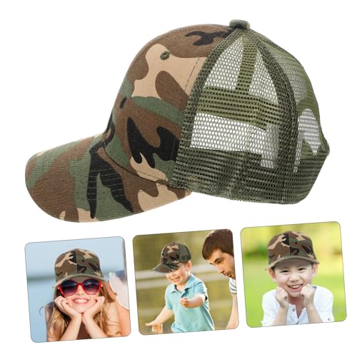 Camouflage Sun Hat Breathable Half Mesh Cap for Summer Adventures Outdoor Sports and Hiking UV Protection and Comfortable Fit4