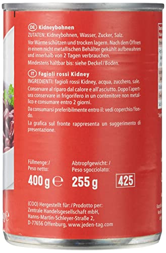 Foto von Jeden Tag Rote Kidney-Bohnen, 12-er Pack (12 x 400 ml)