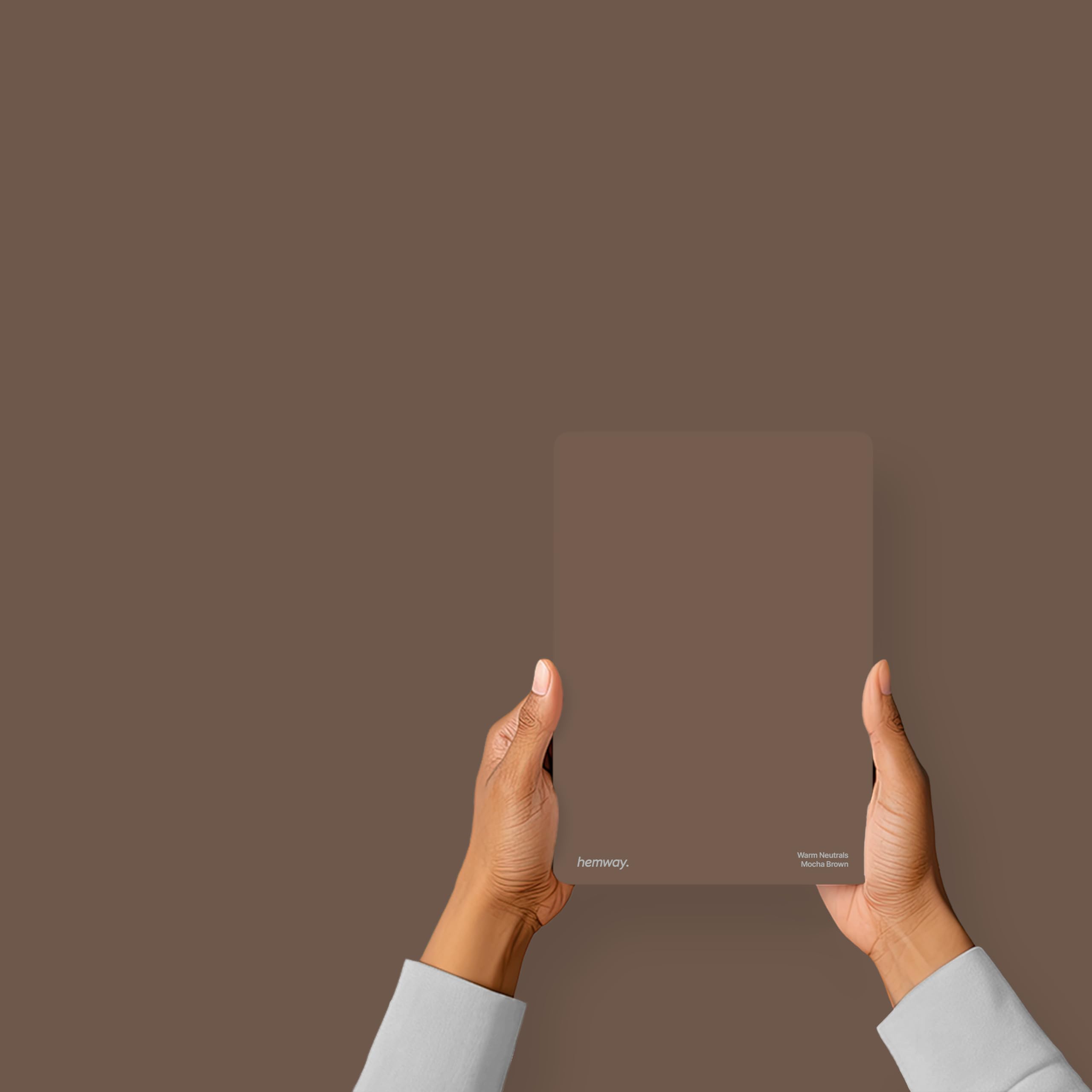 Hemway Marron Moka – Échantillon – Peinture D'intérieur De Qualité Supérieure – Émulsion Acrylique écologique De Fabrication Britannique – Finition Mate, Faible Teneur En COV, Mur Intérieur, Plafond