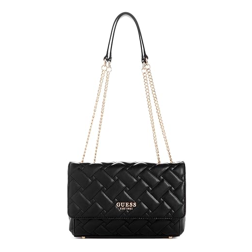 GUESS Alanna Convertible Crossbody Flap, Black