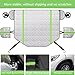 car Windshield Cover Compatible with Nissan Almera (N16) 2000-2006，Sun Protection, Waterproof, Snow Protection, Frost Protection car windscreen Cover（Silver）