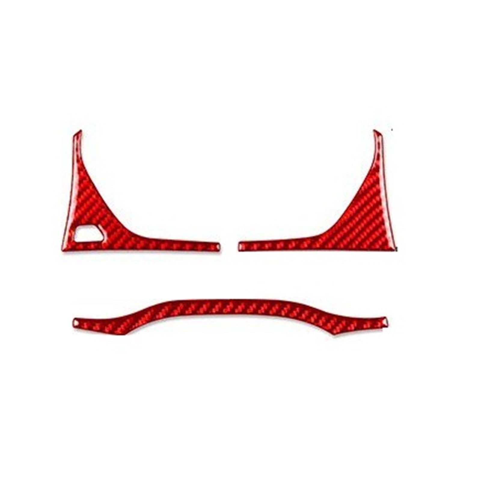 Interior Trim for Q5 for Q5L FY 2018 2019 2020 2021 2022 2023 Accessories Carbon Fiber Interior Auto Speedometer Surround Panel Trim Sticker Auto Central Decoration