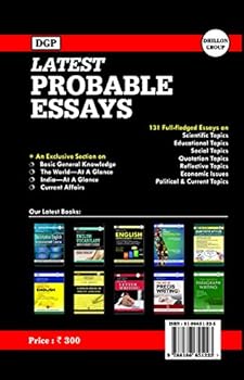 Paperback Dgp Probable Latest Essays Book