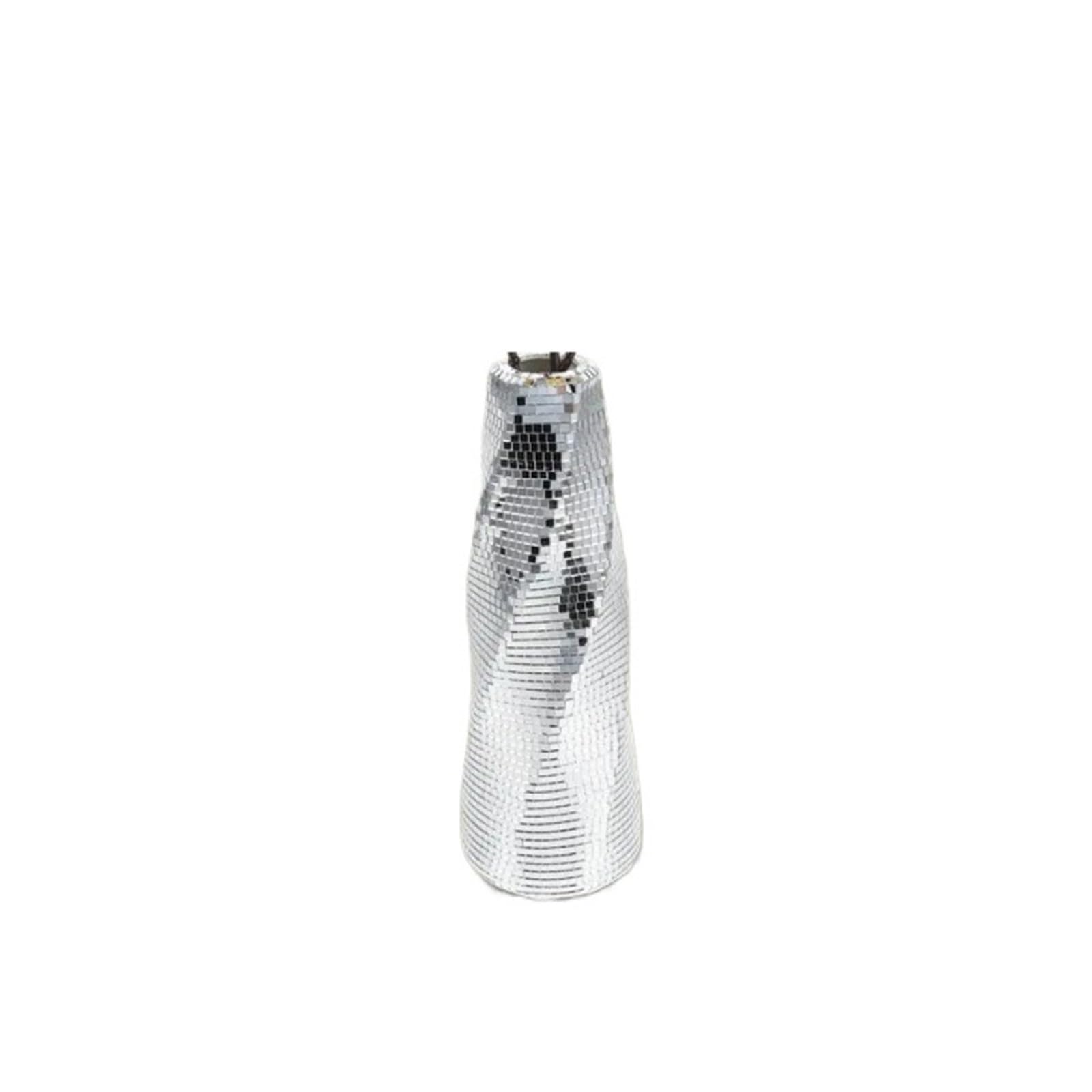 Disco Vase Mirrored Glass Mosaic Disco Vase