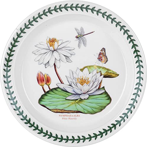 Portmeirion Exotic Botanic Garden Salad Plate With Assorted Motifs, Round, Salad, Dessert, Or Dinner Plate, Ceramic, Dishwasher & Microwave Safe, 8.5 Inch, Set Of 6 #TOP6