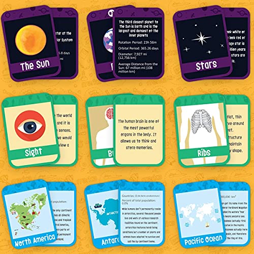 Merka Educational Flashcards Bundle: Letters, Numbers, Shapes & Colors Deck (58 Cards) And Explorer Deck (90 Cards) – Learning Toys/Games – Ages Toddler Through Teen – Homeschool Or Classroom Use #TOP5