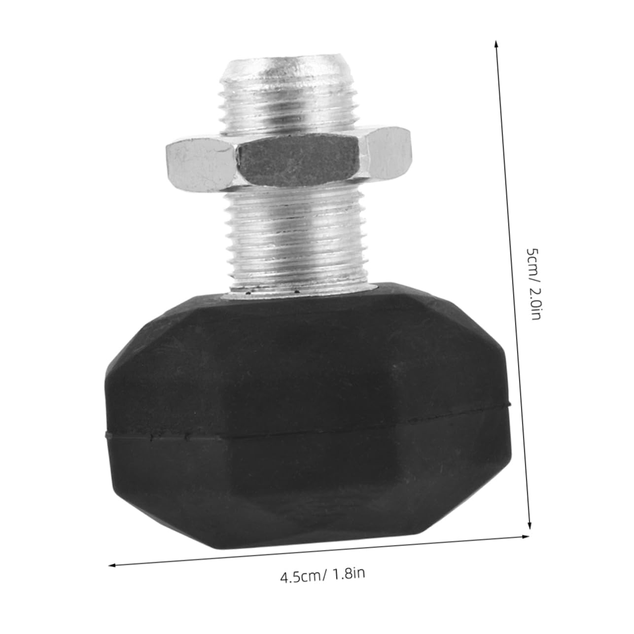 ibasenice Quad Roller Skates Toe Stops Inline Skate Brakes Rubber Pads for Safety