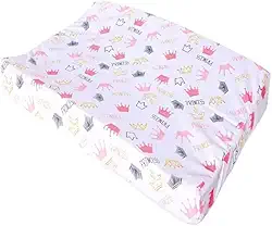 Trocador De Fraldas Anatômico Impermeável Menina Menino Para Cômoda e Berço (Princess Rosa)
