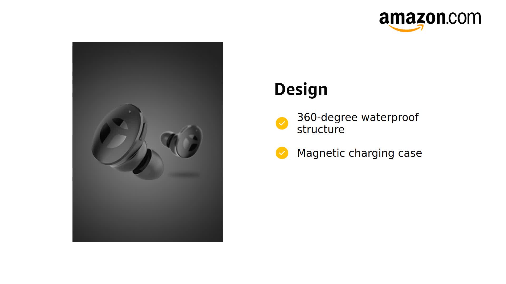 Amazon.com: TRANYA M10B Wireless Sports Earbuds, Button Control