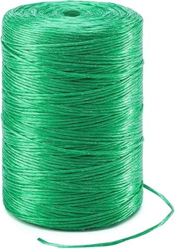 Hithika 200M Strong Reusable Garden Twine – Heavy Duty Green Polypropylene String for Plant Support, Wrapping, Tying Covers, Bundling, Crafts, DIY, Household & Gardening Use