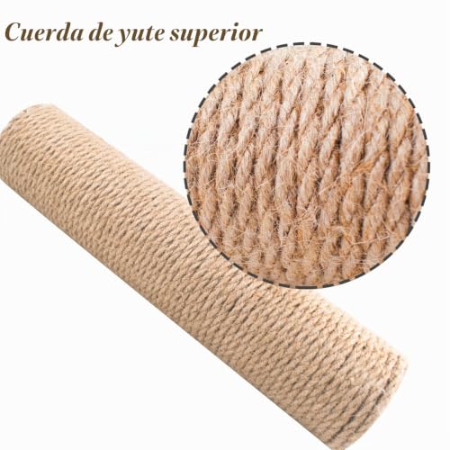 Miniatura 4 de 2 Piezas Poste De Repuesto Para Rascadores Para Varios Rascador Para Gato De Sisal, Auténtico Sisal Con Interior Hilo De Varias Longitudes Accesorios Diámetro 7 Longitud 30cm