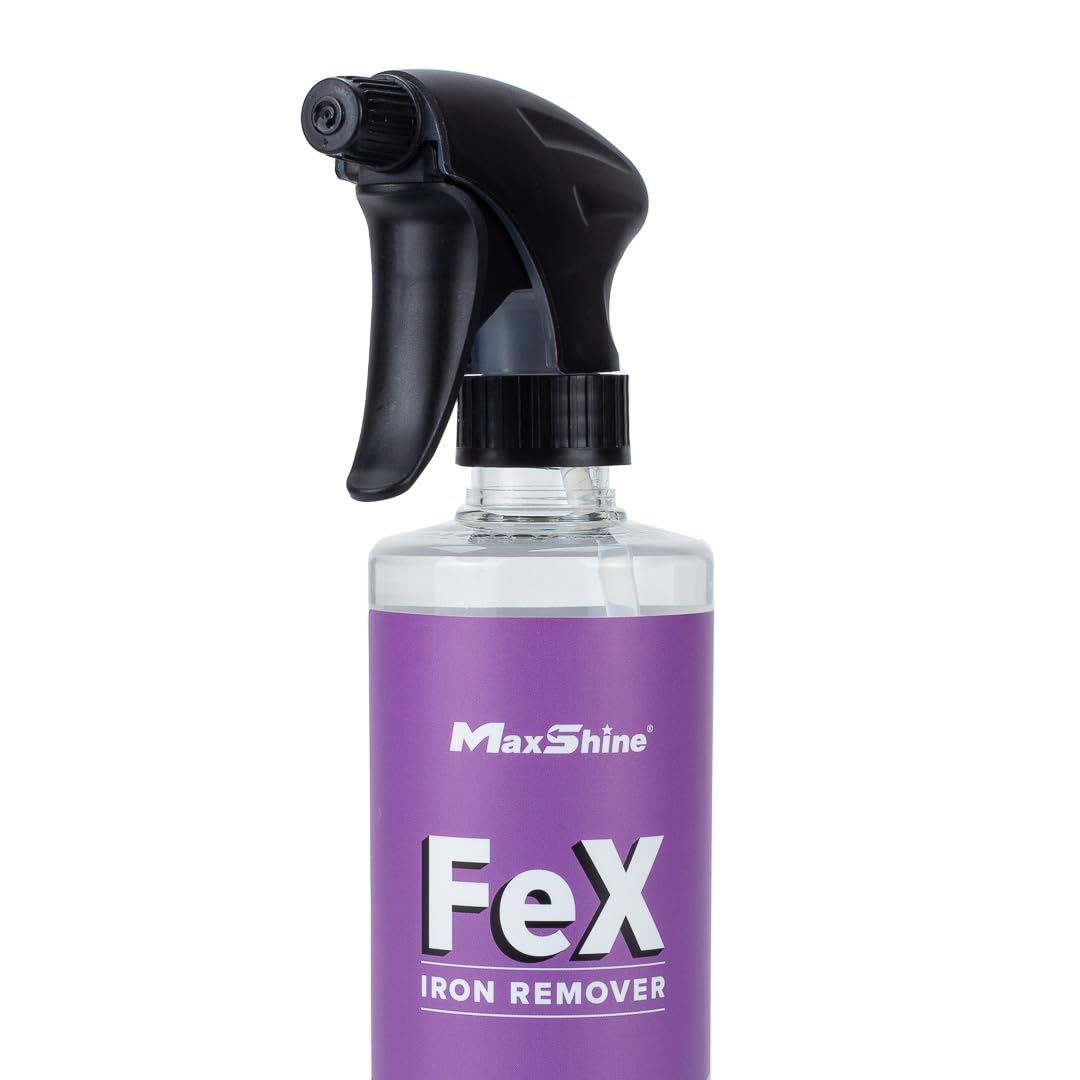 Maxshine 16oz FEX Iron Remover & Wheel Cleaner – Powerful Iron & Contaminant Eliminator – Rust Remover Spray for Car Detailing – Safe for Paint, Wheels, Motorcycles, RVs & Boats