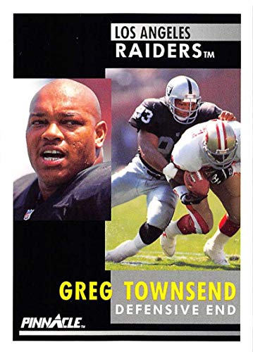 1991 Pinnacle #94 Greg Townsend Los Angeles Raiders NFL Football Card NM-MT