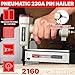 KEENTECH Pneumatic Pin Nailer 23 Gauge, Pin Nail Gun with 2160pcs 1/2