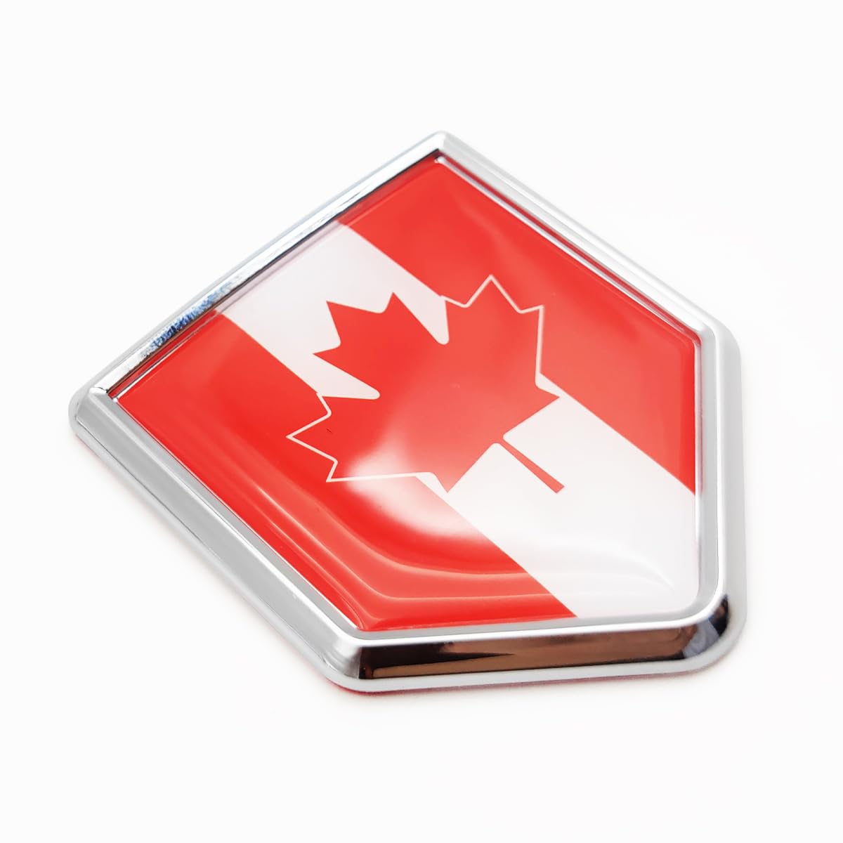 Bandera de Canadá para coche Overdecor emblema cromado parachoques adhesivo 3D 6