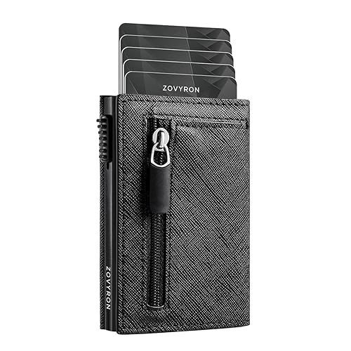 Wallet for Men Slim Smart Pop Up Wallet RFID Card Holder Wallet Mens Minimalist Small Wallet with Money Clip