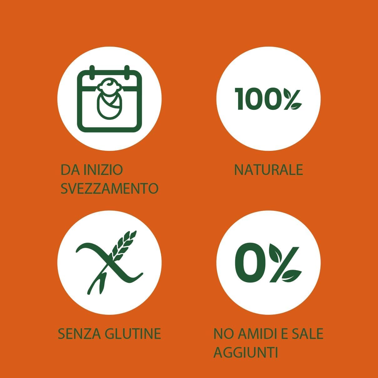 Plasmon Carne Manzo e cereale 3x (2x80g) Mit italienischem Fleisch, 100% natürlich, ohne Stärken und Räume hinzugefügt + Italian Gourmet polpa 400g