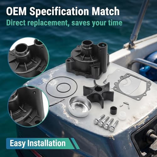 Image of 18-3396-1 Water Pump Kit with Housing Sierra for Yamaha Outboard V6 150-225 HP (1992-2009) | Replaces OEM 61A-W0078-A2-00, 61A-W0078-A3-00, 64L-W0078-00-00