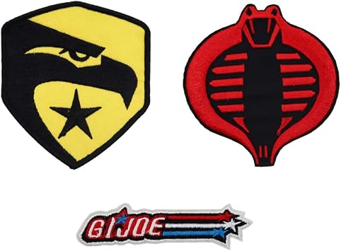 GI Joe Halloween Costume Embroidered Iron On Patches