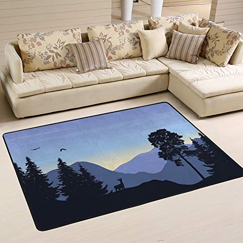 Tapis de sol rectangulaire durable Ruchen pour salle à manger - 2