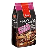 Aus der Mein Café Serie: Dark Roast - Kräftiger Röstgrad (Stärke 4), dunkle Röstung von Arabica- und Robusta-Bohnen aus Lateinamerika und Asia-Pazifik, Röstung in Deutschland (Bremen)