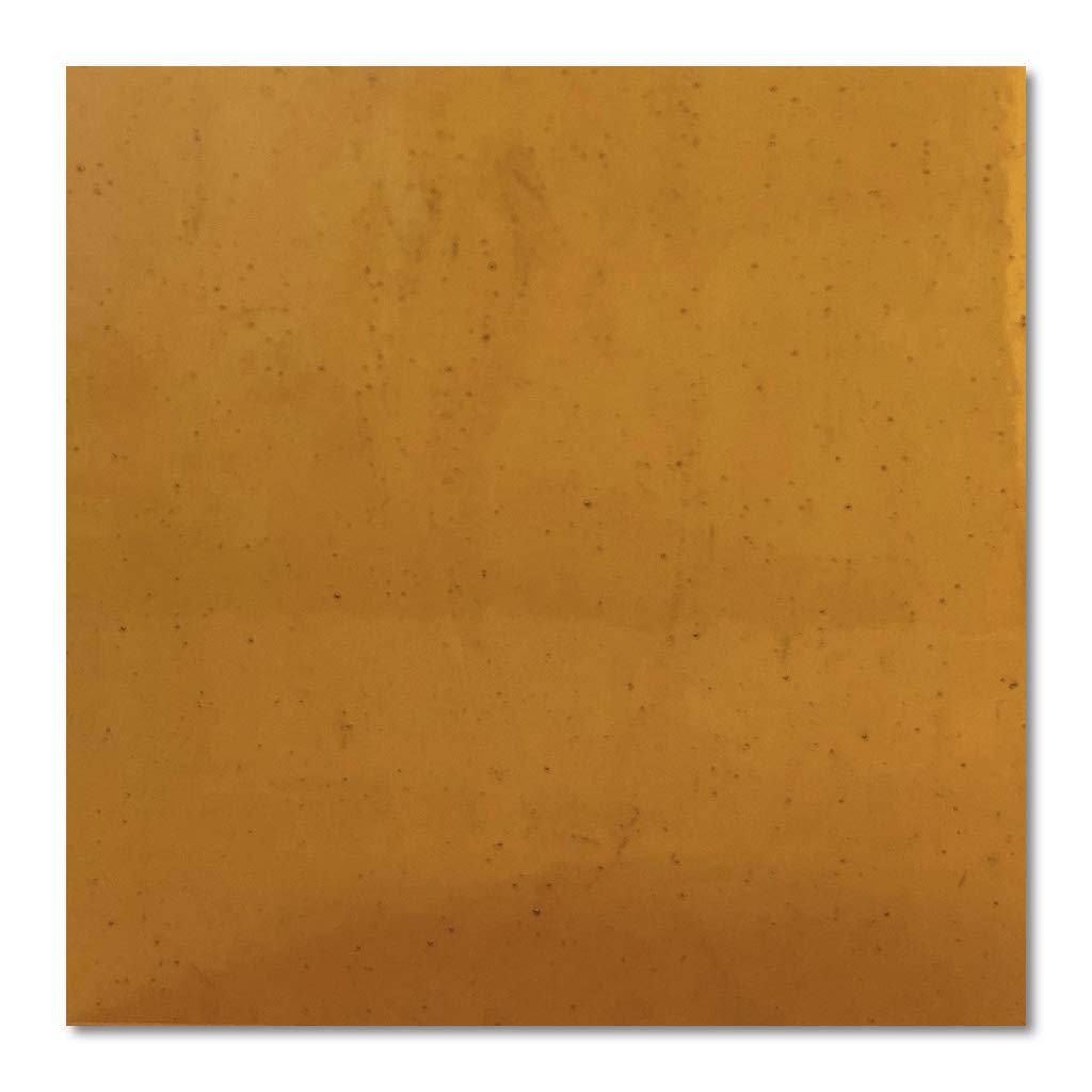 Transparent Stained Glass Sheet 8"x8" for Mosaic Work Light Gold