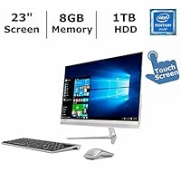2017 Newest Lenovo IdeaCentre 510S All-in-One Desktop PC with Wireless Keyboard &amp; Mouse, 23&quot; Full HD Touchscreen, Intel Pentium 4405U, 8GB DDR4 RAM, 1TB Hard Drive, DVD+/-RW, Windows 10