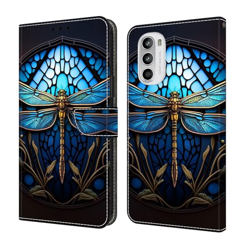 Étui Portefeuille en Cuir Galaxy S22 Plus - Housse à Rabat Magnétique Motif Peint