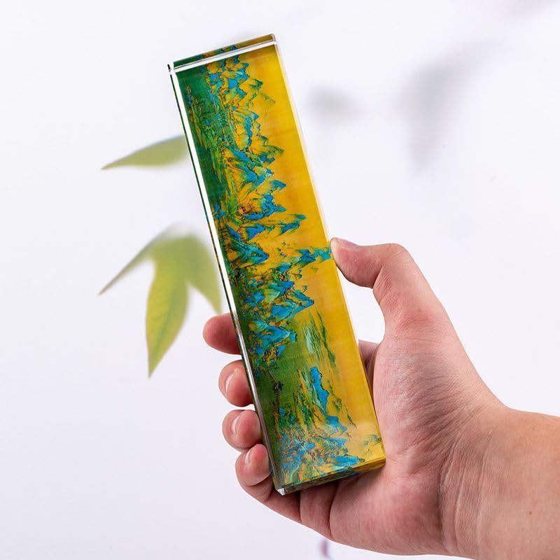 Amazon | クリスタル 文鎮 筆置 水晶 書道用品 アクリル製 中国