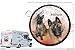 Cane circolare, 10 cm, autoadesivi, 60 cm, motivo: Baby, Peluche, Cane da pastore belga Malinois 50 cm
