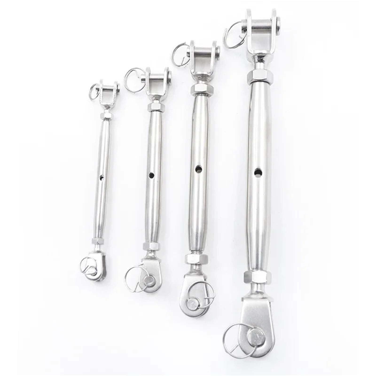 6 pz M5-M12 Tenditore In Acciaio Inox 304 Corpo Chiuso Swage Vite Fune Tensionante Fibbia Stretta per Corda(M10)