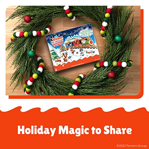 Kinder Joy Holiday Advent Calendar, Chocolate Candy Holiday Treats Inside, Perfect Holiday Gift Box, 127 G, 24 Count #TOP1