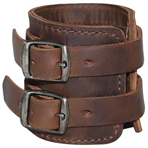 La Mejor Selección de Muñeco miyo favoritos de las personas. 37 Hide & Drink, Elegante portafolios de muñeca hecha a mano de piel de grano completo, bolsillo oculto para dinero en efectivo, portafolios segura para viajeros y ciclistas, pulsera...