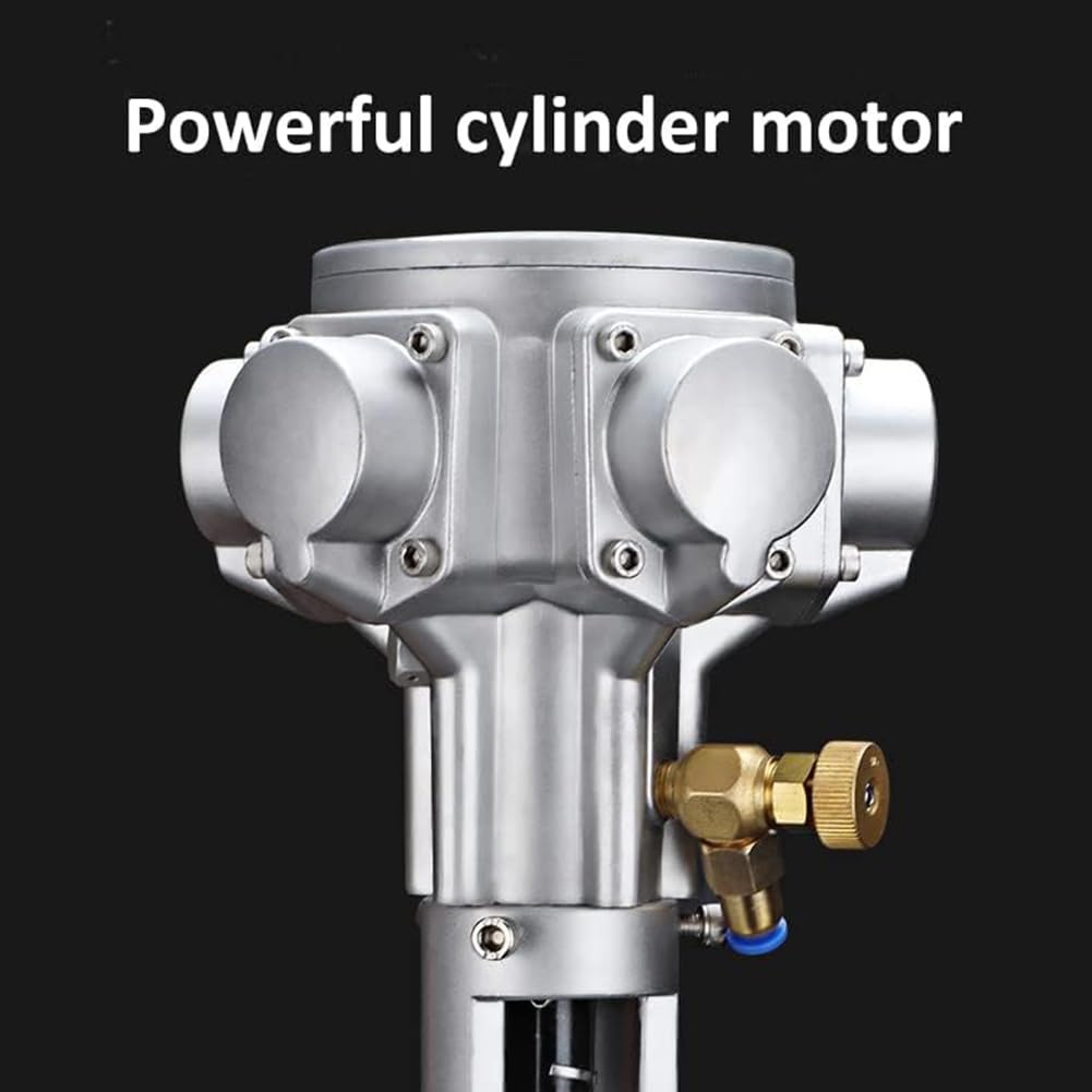 Mezclador de pintura neumático, agitador automático de 50 galones, taladro de aire de 1/2 HP para líquidos viscosos, ideal para tinta y recubrimientos