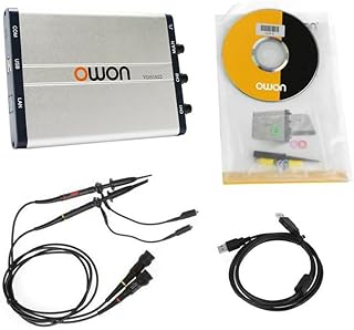 VDS1022 Virtual PC USB Oscilloscope 100MSa/S 25M Dual-Channel Oscilloscopes with Probe Cable Tools Accessory