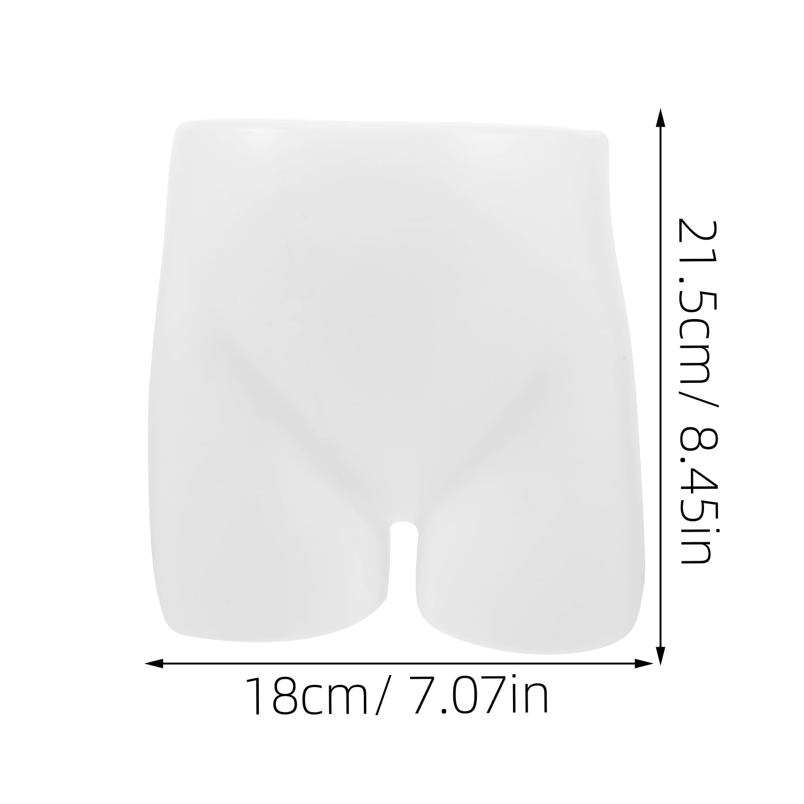Veemoon Présentoir Plastique Blanc pour sous-vêtements Garçon et Filles, Mannequin Spécial Forme pour Exposer Slips et Caleçons à Domicile, Finition Délicate et Maintien sans Plis