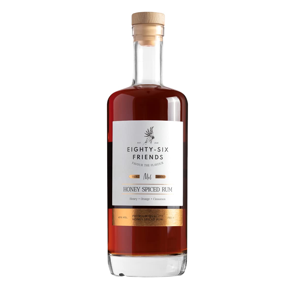 Eighty-Six Friends Honey Spiced Rum, 700ml