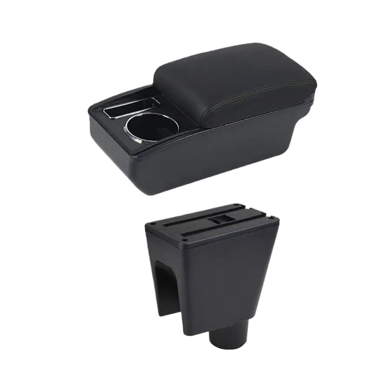 UMDJJU For Chevrolet For Spark 3 III For Aveo T200 Car Armrest Box For Arm Rest Center Console Storage Car Centre Console Armrest Box(C1 Black Line)