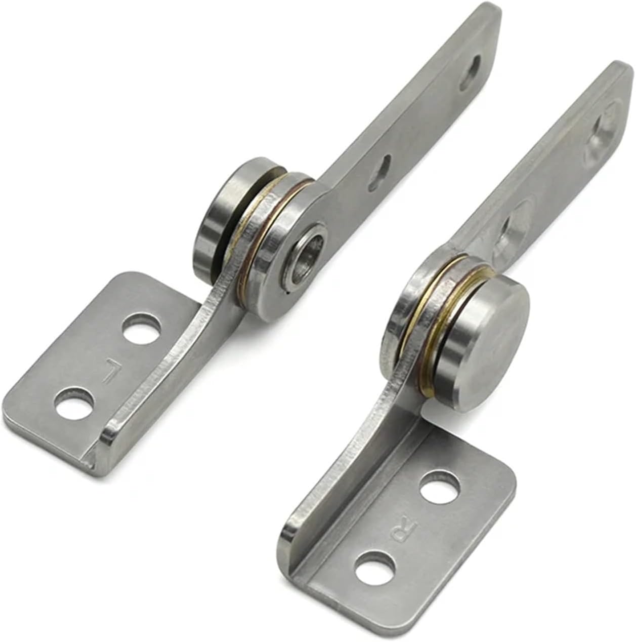 High Torque Damping Rotating Shaft 304 Stainless Steel Random Stop Torque Hinge Metal Non-Adjustable Damping Hinge Positioning 1Pcs(6-22-4.5NRight)